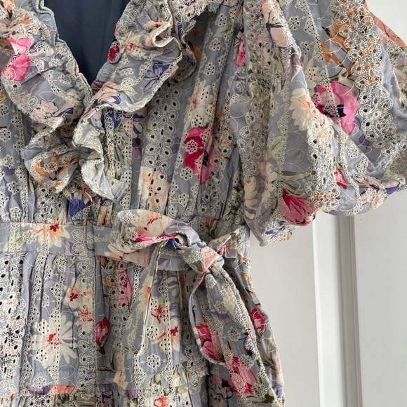 Dance & Marvel Eyelet Floral Mini Dress - XS - Picture 7 of 7